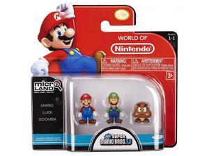 NINTENDO Mario Bros Universe Micro Wave 1: Mario, Luigi and Goomba Action Figure, 3-Pack NINTENDO Mario Bros Universe Micro Wave 1: Mario, Luigi and Goomba Action Figure, 3-Pack