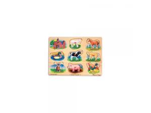 Melissa & Doug Farm Sound Puzzle - Wooden Peg Puzzle With Sound Effects (8 pcs) Melissa & Doug Farm Sound Puzzle - Wooden Peg Puzzle With Sound Effects (8 pcs)