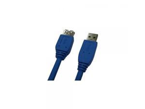 CC2219C-15 QVS 15-Foot Blue USB 3.0 Type A Male to Type B Male Cable