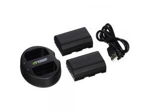 Wasabi Power Battery (2-Pack) and Dual Charger for Canon LP-E6, LP-E6N Wasabi Power Battery (2-Pack) and Dual Charger for Canon LP-E6, LP-E6N