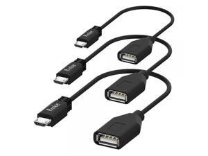 Micro USB to USB, Rankie 3-Pack Micro USB Male to USB 2.0 Female Converter On-The-Go (OTG) Adapter - R1170 Micro USB to USB, Rankie 3-Pack Micro USB Male to USB 2.0 Female Converter On-The-Go (OTG) Adapter - R1170