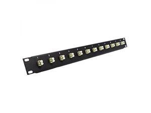 12 Port LC Fiber Patch Panel Multimode (loaded 1u) 19 12 Port LC Fiber Patch Panel Multimode (loaded 1u) 19