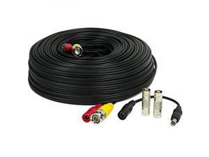Amcrest 150 Feet Pre-Made All-in-One Siamese BNC Video and Power CCTV Security Camera Cable with Two Female Connectors for 960H & HD-CVI Camera and DVR (SCABLEHD150B) Amcrest 150 Feet Pre-Made All-in-One Siamese BNC Video and Power CCTV Security Camera Cable with Two Female Connectors for 960H & HD-CVI Camera and DVR (SCABLEHD150B)