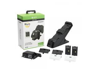 PDP Energizer Xbox One Controller Charger with Rechargeable Battery Pack for Two Wireless Controllers Charging Station 0018, Black PDP Energizer Xbox One Controller Charger with Rechargeable Battery Pack for Two Wireless Controllers Charging Station 0018, Black