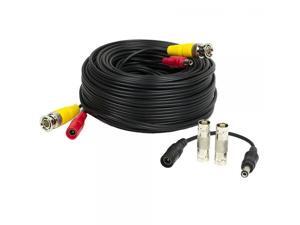 Amcrest 60 Feet Pre-Made All-in-One Siamese BNC Video and Power CCTV Security Camera Cable with Two Female Connectors for 960H & HD-CVI Camera and DVR (SCABLEHD60B) Amcrest 60 Feet Pre-Made All-in-One Siamese BNC Video and Power CCTV Security Camera Cable with Two Female Connectors for 960H & HD-CVI Camera and DVR (SCABLEHD60B)