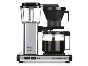 Moccamaster KBG 741 10-Cup Coffee Brewer with Glass Carafe, Polished Silver Moccamaster KBG 741 10-Cup Coffee Brewer with Glass Carafe, Polished Silver