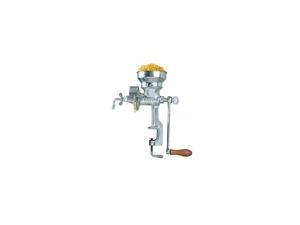Victoria Professional Manual Grain Grinder - Table Clamp Corn Mill with Low Hopper, Cast Iron