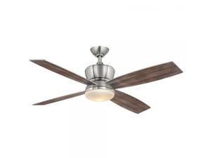 Hampton Bay Hugger 52 In Brushed Nickel Ceiling Fan Newegg Com