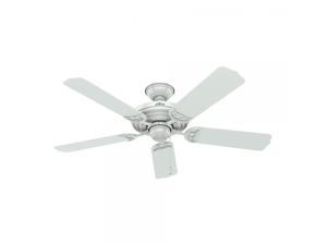 WHITE BLADE IRONS FOR 52" FAN HUNTER CEILING FAN ORIGINAL NEW PARTS 5 new SET 