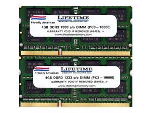 8GB RAM Kit (2x4GB) Samsung DDR3 1333mhz SODIMM Notebook Memory Laptop PC3-10600s M471B5273DH0-CH9