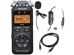 Tascam DR-05 (Version 2) Portable Handheld Digital Audio Recorder (Black) with Deluxe accessory bundle Tascam DR-05 (Version 2) Portable Handheld Digital Audio Recorder (Black) with Deluxe accessory bundle