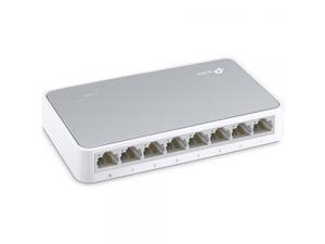 TP-Link 8-Port Fast Ethernet Unmanaged Switch | Plug and Play | Desktop (TL-SF1008D) TP-Link 8-Port Fast Ethernet Unmanaged Switch | Plug and Play | Desktop (TL-SF1008D)