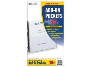 C-Line Self-Adhesive Add-On Filing Pockets, 8-3/4 x 5-1/8, 10 per Pack (70185) C-Line Self-Adhesive Add-On Filing Pockets, 8-3/4 x 5-1/8, 10 per Pack (70185)