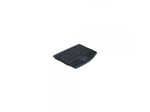 SolidTek KB-540BU (ACK-540U) - USB Mini portable Keyboard W/Touchpad, 88keys, Wired (Black)