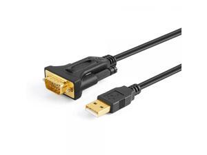 USB to RS232 Adapter with FTDI Chipset,CableCreation 10ft Gold Plated USB 2.0 to RS232 Male DB9 Serial Converter Cable for cashier register,Modem,scanner,Industriual machinery,CNC and Above,Black USB to RS232 Adapter with FTDI Chipset,CableCreation 10ft Gold Plated USB 2.0 to RS232 Male DB9 Serial Converter Cable for cashier register,Modem,scanner,Industriual machinery,CNC and Above,Black
