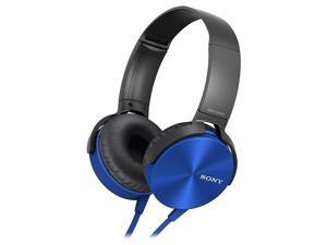 Sony MDR-XB450AP Extra Bass Headphone - Blue (International Version U.S. warranty may not apply)