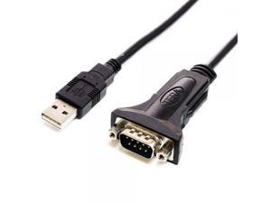 Tera Grand Premium USB 2.0 to RS232 Serial DB9 3 Ft Adapter Cable - Supports Windows 10, 8, 7, Vista, XP, 2000, 98, Linux and Mac - Built with FTDI Chipset and Hex Jack Nuts