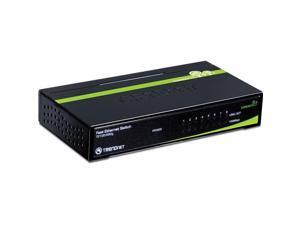 TRENDnet 8-Port Unmanaged 10/100 Mbps GREENnet Ethernet Desktop Metal Housing Switch, TE100-S80G TRENDnet 8-Port Unmanaged 10/100 Mbps GREENnet Ethernet Desktop Metal Housing Switch, TE100-S80G