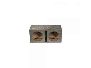 Q Power QBOMB15V Dual 15-Inch Vented Speaker Box from High Grade MDF Wood with Durable Bed Liner Spray