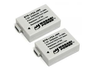 Wasabi Power Battery for Canon LPE8 2Pack for Canon EOS 550D EOS 600D EOS 700D EOS Rebel T2i EOS Rebel T3i EOS Rebel T4i EOS Rebel T5i