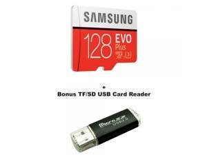 128GB Samsung Evo Plus Micro SDXC Class 10 UHS-1 128G Memory Card for Samsung Galaxy Note 8, S8, S8+ Plus, S7, S7 Edge, S5 Active Cell Phone with Bonus SD/TF USB Card Reader (MB-MC128GA) 128GB Samsung Evo Plus Micro SDXC Class 10 UHS-1 128G Memory Card for Samsung Galaxy Note 8, S8, S8+ Plus, S7, S7 Edge, S5 Active Cell Phone with Bonus SD/TF USB Card Reader (MB-MC128GA)