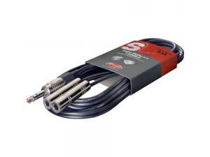 Stagg 10ft. Y Cable - Stereo Phone Plug / 2 x Phone Jack
