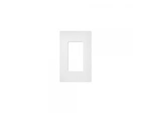 Lutron Claro 1 Gang Decorator Wallplate, SC-1-SW, Snow Lutron Claro 1 Gang Decorator Wallplate, SC-1-SW, Snow