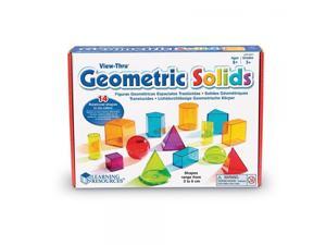 Learning Resources View-Thru Geometric Solids, 14 Pieces Learning Resources View-Thru Geometric Solids, 14 Pieces