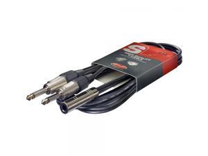 Stagg 10ft. Y Cable - Phone Jack / 2 x Phone Plug