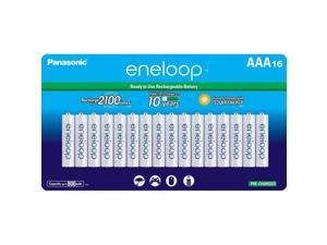 Panasonic BK-4MCCA16FA eneloop AAA 2100 Cycle Ni-MH Pre-Charged Rechargeable Batteries, 16 Pack Panasonic BK-4MCCA16FA eneloop AAA 2100 Cycle Ni-MH Pre-Charged Rechargeable Batteries, 16 Pack