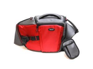 Dolica SB-015RD Sling Backpack for DSLR, (Red/Gray)