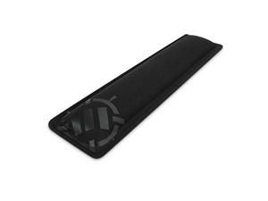 enhance gaming keyboard wrist rest pad with soft memory foam support for full size keyboards by antifray stitching, nonslip base  thick 1 inch padding for esports professionals