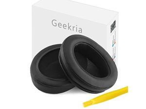 geekria earpad for sennheiser momentum 2.0 overear headphone replacement ear pad / ear cushion / ear cups / ear cover / earpads repair parts black