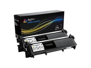 arthur imaging 6854758 compatible replacement combo set for brother tn630 tn660 2 high yield black toner cartridge, 2pack