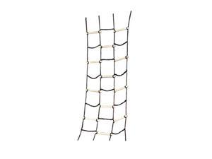 climbing cargo net for kids outdoor play sets, jungle gyms, swingsets and ninja warrior style obstacle courses