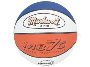 Markwort MB7 Series Rubber Basketball - Red/white/Blue Markwort MB7 Series Rubber Basketball - Red/white/Blue