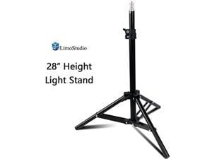 LimoStudio 28" Max Height Mini Aluminum Photography Back Light Stands for Table Top Photo Studio Lights, AGG2341