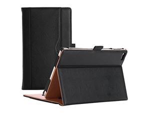 procase lenovo tab 4 8 case stand folio case protective cover for lenovo tab 4 8" tablet 2017 release za2b0009us black