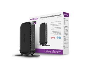 NETGEAR CM400 (8x4) DOCSIS 3.0 Cable Modem. Max download speeds of 340Mbps. Certified for Xfinity from Comcast, Spectrum, Cox, Cablevision & more (CM400-100NAS)