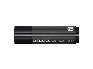 ADATA Superior Series S102 Pro 64 GB USB 3.0 Flash Drive - Titanium (AS102P-64G-RGY) ADATA Superior Series S102 Pro 64 GB USB 3.0 Flash Drive - Titanium (AS102P-64G-RGY)