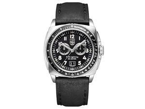 luminox men's 9441 p38 lightning 9420 series analog display analog quartz black watch