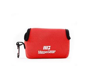 MegaGear MG793 Nikon Coolpix W100, S33 Ultra Light Neoprene Camera Case - Red