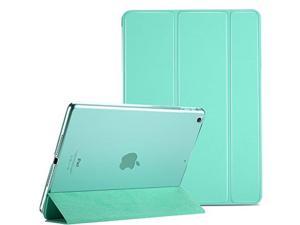 procase ipad 9.7 case 2018 ipad 6th generation case / 2017 ipad 5th generation case  ultra slim lightweight stand case with translucent frosted back smart cover for apple ipad 9.7 inch turquoise
