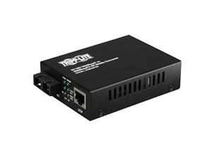 TRIPP LITE Fiber Optic Gig Media Converter UTP Gigabit Ethernet to Fiber (N785-001-SC)
