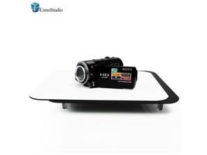 limostudio acrylic black & white reflective display table riser for product table top photography, agg835