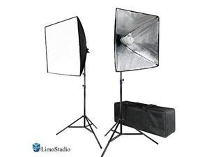 limostudio 700w photo softbox lighting kit, studio light diffuser reflector 24 x 24 inch, photo equipment carry bag, photography studio, agg2138
