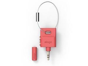 elago keyring headphone splitter for iphone, ipad, ipod, galaxy and any portable device with 3.5mm italian rose elago keyring headphone splitter for iphone, ipad, ipod, galaxy and any portable device with 3.5mm italian rose