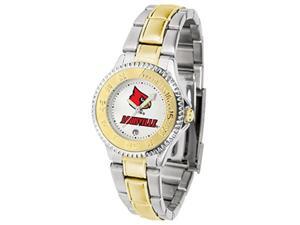 Louisville Cardinals Women's Two Tone Dress Watch Louisville Cardinals Women's Two Tone Dress Watch