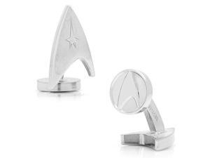 Silver tone Delta Shield Cufflinks Silver tone Delta Shield Cufflinks