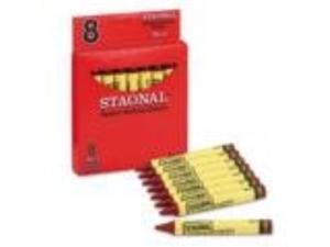 crayola 5200023038 staonal marking crayons, red, 8/box crayola 5200023038 staonal marking crayons, red, 8/box